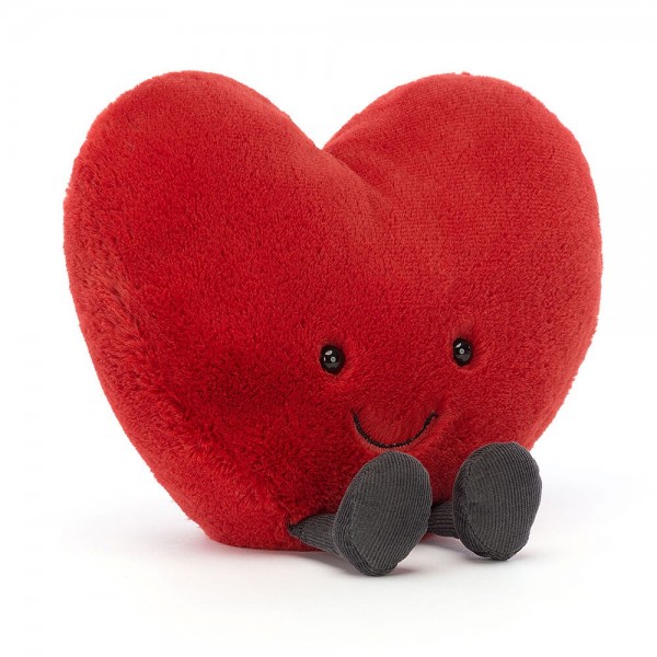 Kuscheltier rotes Herz 17H x 19B von Jellycat