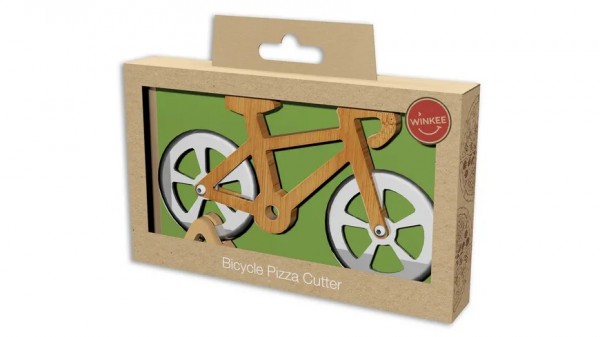 Pizzaschneider Fahrrad aus Holz von Winkee
