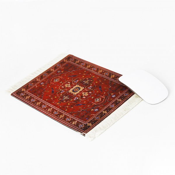 Mousepad Teppich bordeaux