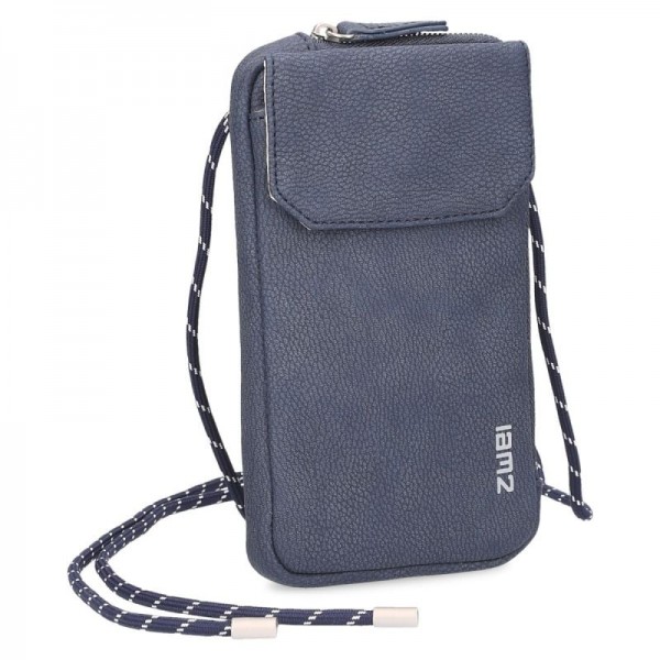 Phone Bag MP30 in nubuk-blue