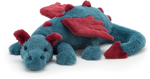 Kuscheltier Drache Dexter mittelgroß 68 cm von jellycat